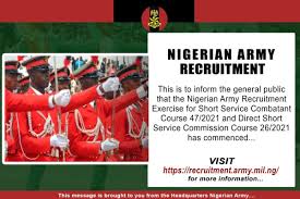We're using this medium to give you all useful guidelines in how to apply for the 2021 army form. Nigerian Army Recruitment 2020 2021 Begins Iya Kao