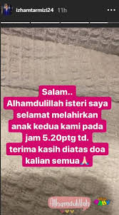 Mohd izham roslan tarmizi transfers. Mia Ahmad Selamat Bersalin Anak Ke 2 Ini Pendedahan Suaminya Teh Tarik Kaw