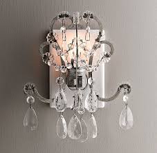 Manor Court Crystal Nightlight Aged Pewter