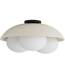 Large flush mount ceiling lights. Arteriors Da49004 Glaze 3 Light 19 Inch Ivory Stained Crackle And Blackened Steel Flush Mount Ceiling Light Large