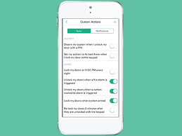 The vivint smart home app is a complete smart home control system that connects doorbell cameras, security cameras, smart thermostats, door & window sensors, smoke detectors, and more. Smart Home App Toggle On Off Rules Notifications