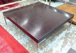 Founded in 1966 as the result of the entrepreneurial farsightedness of piero ambrogio busnelli, b&b italia is a leading italian company in the international scene of design furnishings for both home (b&b. B B Italia Charles Low Table By Antonio Citterio 90cm X 90cm Slight Faults