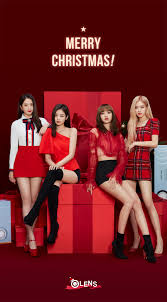 Sistar korean girls singer photo wallpaper, blackpink band, fashion. Blackpink X Olens Merry Christmas Hd Wallpaper Photos