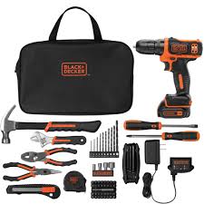 With 38nm of torque, the drill driver makes light work of drilling through timber, metal and masonry. Black Decker 12 Volt Max Lithium Ion Cordless Drill With 64 Piece Project Kit Bdcd11264pkwm Walmart Com Walmart Com