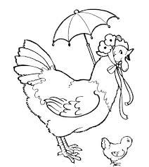 Coloring pages symbols of easter egg hare rabbit. Chicken Coloring Pages Best Coloring Pages For Kids Little Red Hen Little Red Hen Story Red Hen