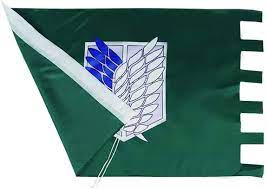 Moving too fast at 22½ knots, the titanic struck an iceberg on the starboard side on the night of april 14, 1912 in the north atlantic 400 miles away from newfoundland. Coolchange Attack On Titan Crest Flag Awareness Trupp 90 X 60 Cm Amazon De Garden