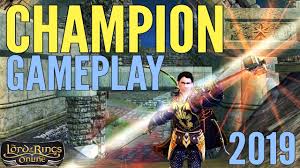 Lotro Champion Gameplay 2019 All Specs Lord Of The Rings Online Youtube