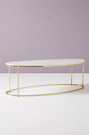 Anthropologie cuna reclaimed wood coffee table by taracea in black $1,300 $1,598. Leavenworth Oval Marble Coffee Table Anthropologie