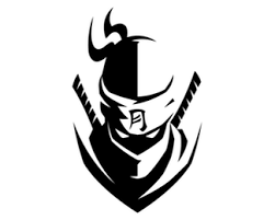 Arichiku Logo Design Ninja Logo Can Be Used For T Shirts For Sports Like Martial Arts Free Runners Etc Can Be U Ilustrasi Vektor Logo Keren Seni Tengkorak