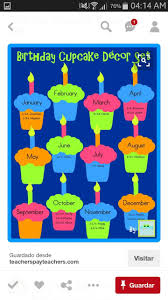 Birthday Chart For Classroom Pin By Buba Mara On Aula Classroom Birthday Birthday Chart Classroom Birthday Board Classroom