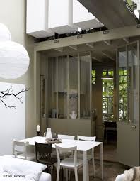 Absolutely Love The Colour Of Those Olive Green Metal Framed Doors Maison Moderne Interieur Interieur Maison Amenagement Interieur