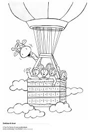 Hot air balloons coloring book. Hot Air Balloon Coloring Pages Books 100 Free And Printable