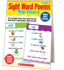 Sight Word Poems Flip Chart By Rita Palmer
