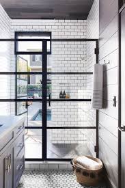 Tiles provide the perfect opportunity to get creative the best tile idea for monochrome bathrooms is to use bright white for walls and statement black contrast simple metro tiles with a bold black fixtures and fittings and a concrete look sink to add. 15 Best Subway Tile Bathroom Designs In 2021 Subway Tile Ideas For Bathrooms