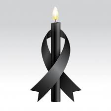 Black Ribbon Black Candles Mourning Black Candles Black Ribbon Candle Images