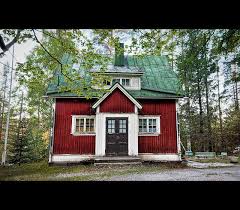 The Grass Is Always Greener On The Other Side Of The Septic Tank Red House Black Door White Trim Red Houses Metal Roof Houses Green Roof House
