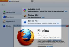 Now go to extension from left like below and enable idm integration. Enable Internet Download Manager Addon In Firefox 7