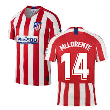 You will find the club's sponsor logos on the chest and sleeve. 2019 2020 Atletico Madrid Home Nike Shirt Kids M Llorente 14 Aj5792 612 155254 82 33 Teamzo Com