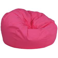 Flash Furniture Oversized Solid Hot Pink Bean Bag Chair Bean Bag Chair Pink Bean Bag Bean Bag Chair Kids
