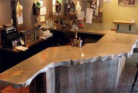 Bar stool in modern this piece can surely add a top of character and offers a mixture of reclaimed structure with the. Brilliant Concrete Bar Tops Concrete Decor