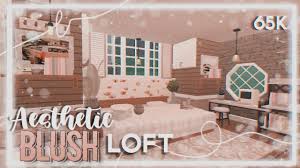 Blush pink room 30k small living room decorating. Bloxburg Aesthetic Blush Loft 65k Tour Build Xbutterblissx Youtube