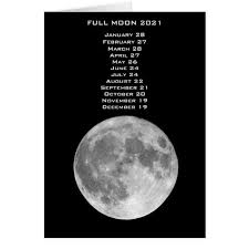 Full Moon Dates Calendar 2021 Zazzle Com In 2020 New Moon Rituals Moon Date Full Moon