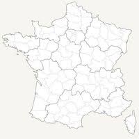 Les départements vu sur pinimg.com. Carte De France Divisions Regions Departements Et Villes