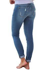 Sku E8523 Size S M L Xl Xxl Color Light Blue Black Style Street Fashion Fea Women Jeans Jeans For Short Women High Waist Women Jeans