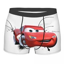 Moda personalizada Lightning McQueen Boss Boxers pantalones cortos bragas  calzoncillos de hombre calzoncillos cómodos ropa interior - AliExpress