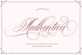 In application font menus, this font will display: Authentica 533893 Script Font Bundles In 2020 Script Fonts Design Script Script Fonts