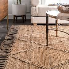 Augustine Hand Tufted Natural Area Rug Area Rugs Cheap Jute Rug Living Room Natural Area Rugs