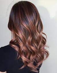Rose gold balayage on black hair. 15 Stylish Rose Gold Balayage Ideas Styleoholic