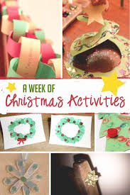 A Week Of Christmas Activities For The Kids Christmas Activities For Kids Christmas Activities Christmas Crafts For Kids