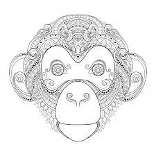 The monkey coloring pages presented here portray the animal in both realistic and cartoonish appearances. Pin On Drawings