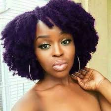 Loving Purple On Dark Skin Purple Natural Hair Natural Hair Styles Black Natural Hairstyles