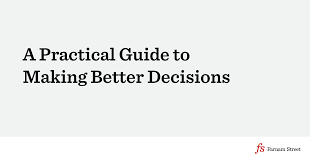 So you could hear questions like, how do you make important decisions? in any interview. Making Smart Choices 8 Keys To Making Effective Decisions