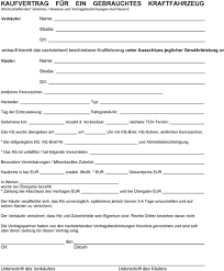 Kaufvertrag Fur Ein Gebrauchtes Kraftfahrzeug Nichtzutreffendes Streichen Hinweise Und Vertragsbestimmungen Durchlesen Pdf Kostenfreier Download