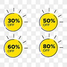 Colecao De Etiqueta De Preco Com Desconto No Estilo De Estrutura De Topicos Amarela Para Promocao De Venda Desconto Icone Preco Imagem Png E Vetor Para Downl Instagram Template Free Sale