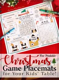 I am without the foggiest of ideas of what to make for christmas dinner. I Have A Fun Printable For You Just In Time For Christmas Dinner A Christmas Themed Games Plac Christmas Activities For Kids Rainy Day Crafts Christmas Games