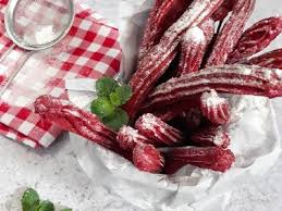 In a pan add the water, red food colouring, sugar, buttermilk and butter, stir until butter melts and bring to a rapid boil, take pan off heat and sift in the flour and cocoa, using a wooden spoon quickly stir until the mixture. 3 Cara Membuat Churros Dengan Bahan Sederhana Mudah Dibuat Di Rumah Semua Halaman Merdeka Com
