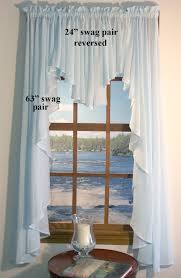 We are your curtain warehouse stocking large quantities of each size & color, so we can ship your. Swag Curtains Solid Patterned Sheer
