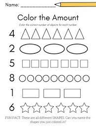 The worksheet is an assortment of 4 intriguing pursuits that will enhance your kid's knowledge and abilities. Free Color The Amount Prek Worksheet Preschool Number Worksheets Preschool Math Worksheets Numbers Preschool