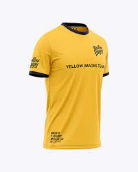 Download Men S Crew Neck T Shirt Mockup Front Half Side View In Apparel Mockups On Yellow Images Object Mockups