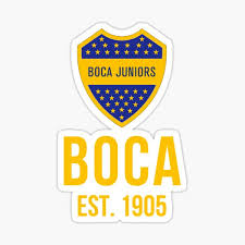 Many colors are used in the club logo. Sticker Boca Juniors Redbubble
