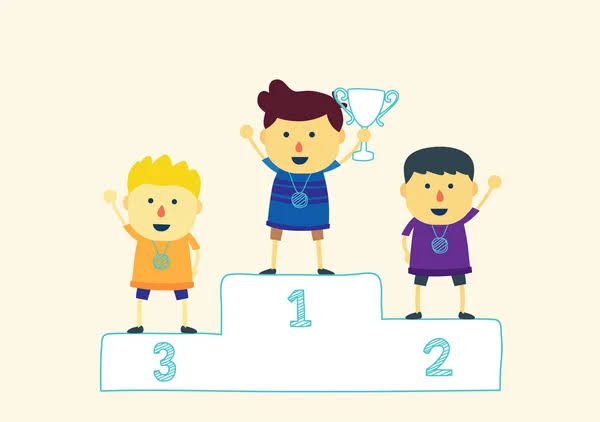 Grafika wektorowa Trophy kids, obrazy wektorowe | DepositPhotos