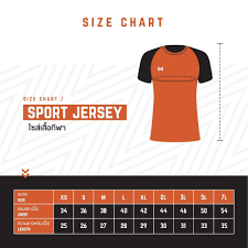 Size Chart Warrix Singapore