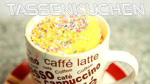 Diy Tassenkuchen Vanille Youtube Tassen Kuchen Tassenkuchen Tassenrezepte