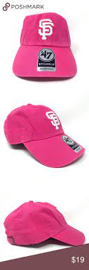 47 Brand Sf Giants Pink Adjustable Strapback Hat Strapback Hats 47 Brand Women Accessories Hats
