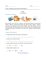 Free printable reading comprehension worksheets for grade 1. Reading Worksheets First Grade Reading Worksheets