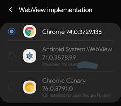 Samsung & other android users are reporting apps crashing issues and here's another workaround if you can't disable system webview. How To Change System Webview Galaxys10
